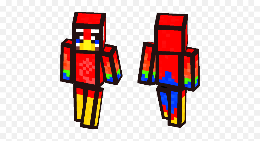 Download Lined Parrot Minecraft Skin For Free - Minecraft Ninja Skin Emoji,Parrot Emoji
