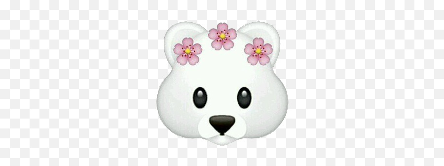 Emoji Japan Polarbear Bear Kawaii - White Bear Emoji,Polar Bear Emoji