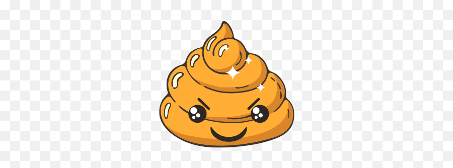 Lucky Poop Stickers By Max Mobile Ooo - Clip Art Emoji,Lucky Emoji