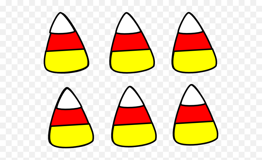 Candy Corn Clipart Transparent - Small Candy Corn Template Emoji,Candy Corn Emoji