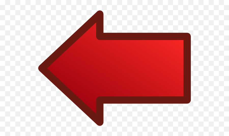 Clipart Of Arrows Pointing Left - Red Arrow Clip Art Emoji,Pointing Left Emoji