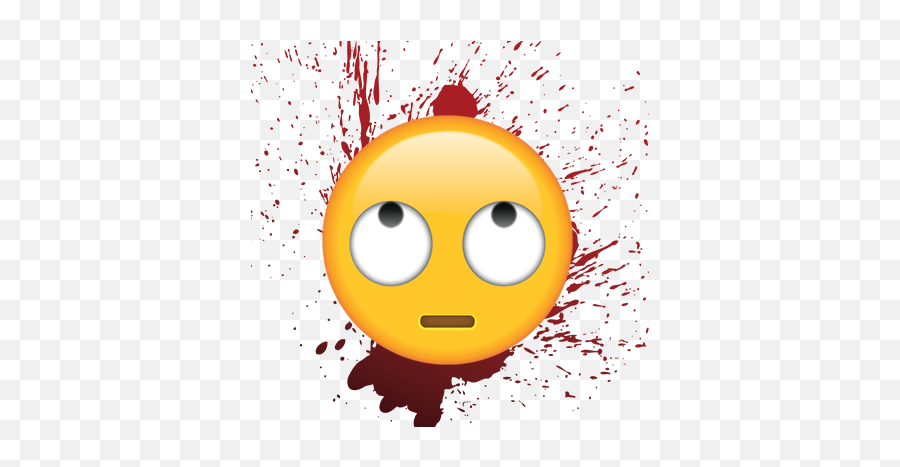 Await Further Instructions - Blood Stain Png Emoji,Rolleyes Emoji