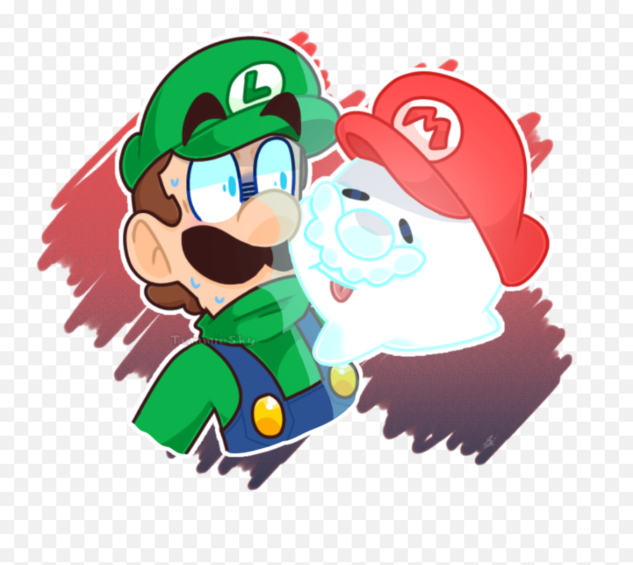 Boo Bro - Mario Fan Art Deviantart Emoji,Boo Emoji