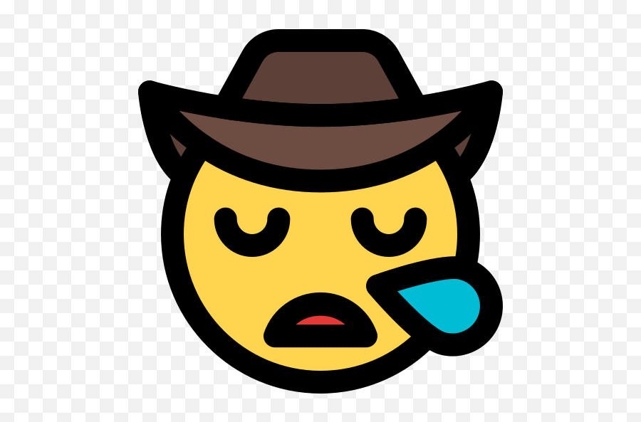 Cowboy - Free Smileys Icons Cowboy Blowing A Kiss Emoji,Cowboy Emojis For Iphone