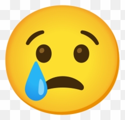 Crying Face Emoji - Weinender Smiley