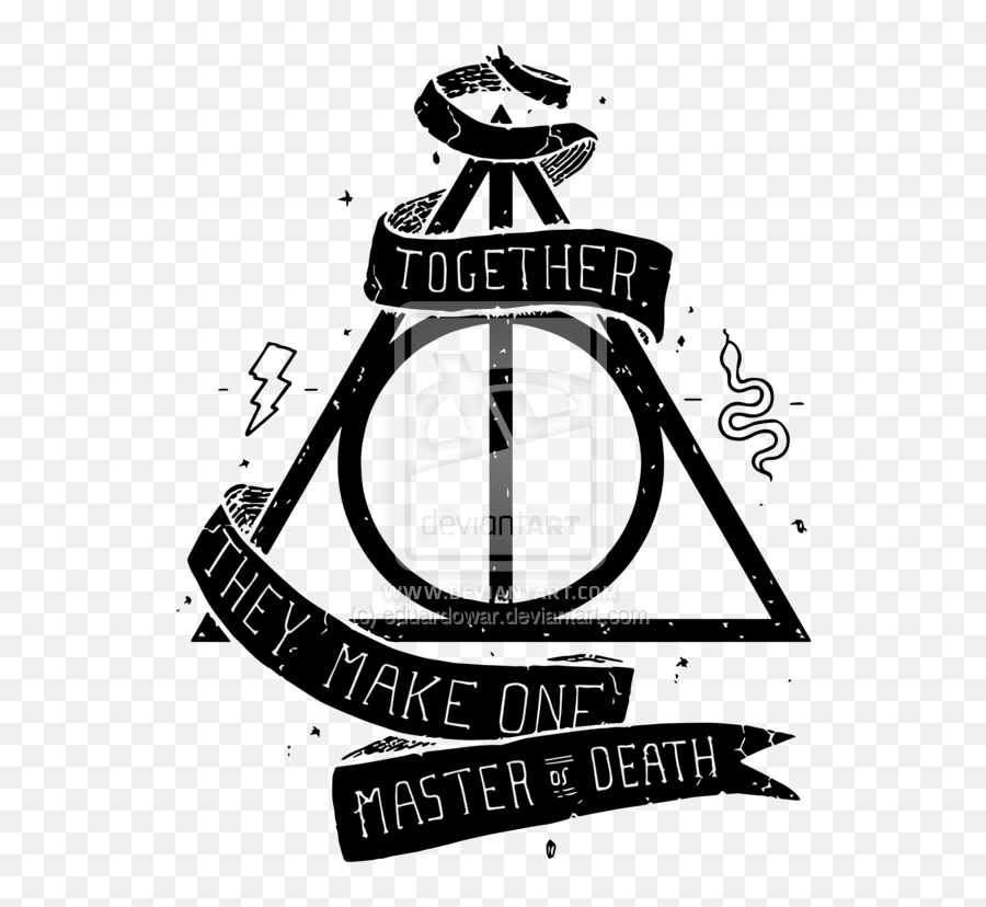 Download And Alastor Deathly Hallows Dumbledore Potter - Harry Potter Logo Deathly Hallows Emoji,Tumbleweed Emoticon