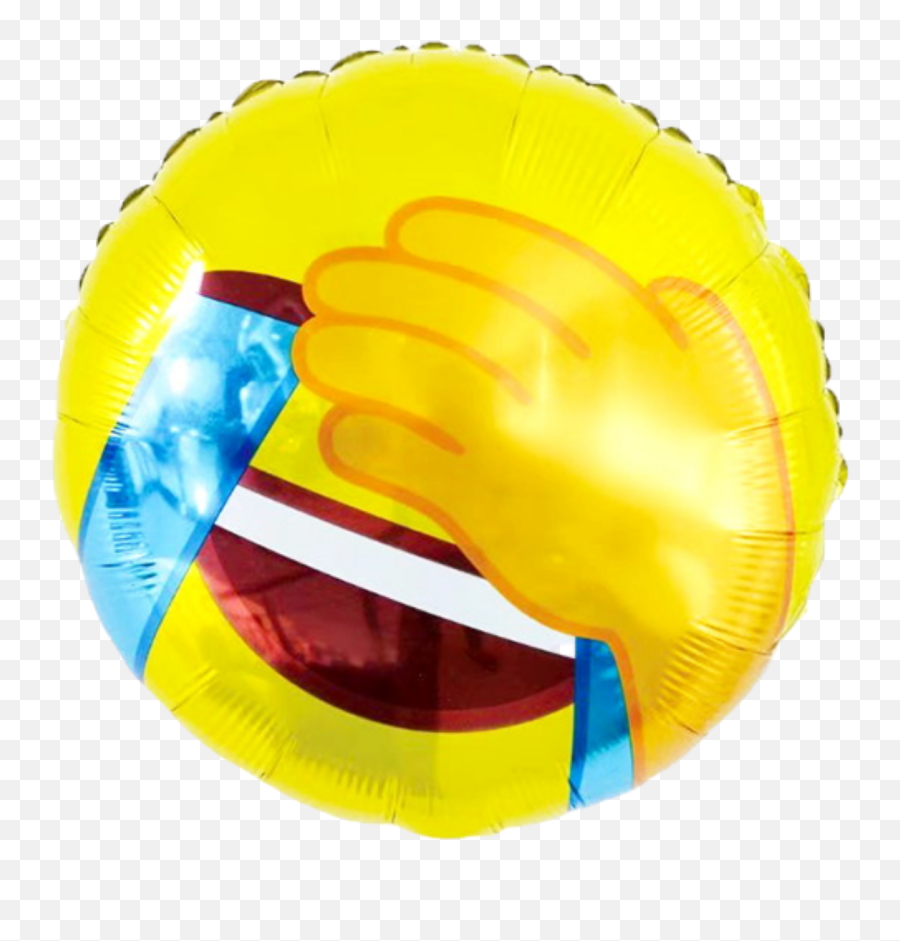 Slanted Laugh Emoji Balloon - Happy,Balloon Emoji