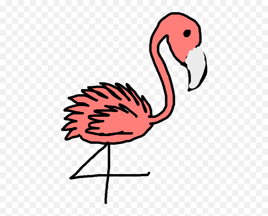 Flamingo - Decorative Emoji,Flamingo Emoji