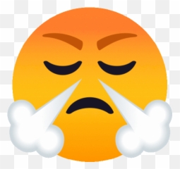 Face With Steam From Nose People Gif - Happy Emoji