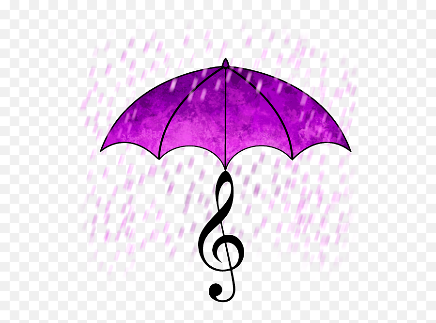 Art Purple Rain By - Purple Rain Umbrella Emoji,Umbrella Emoji