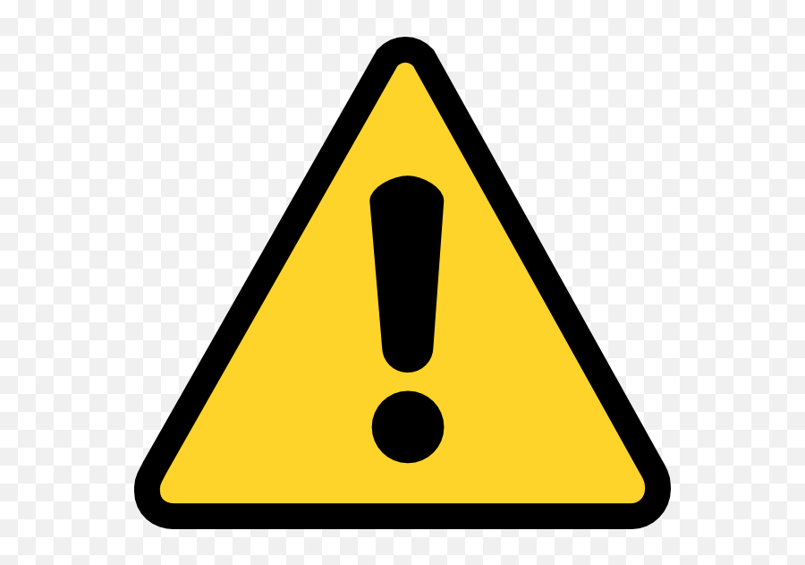 Warning - Warning Icon Free Emoji,Warning Emoji