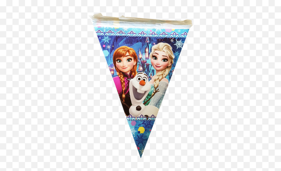 Frozen Flag Banner - Happy Emoji,Party Favor Emoji