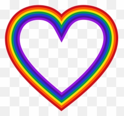 Rainbow Heart Png Picture - Free Clipart Emoji
