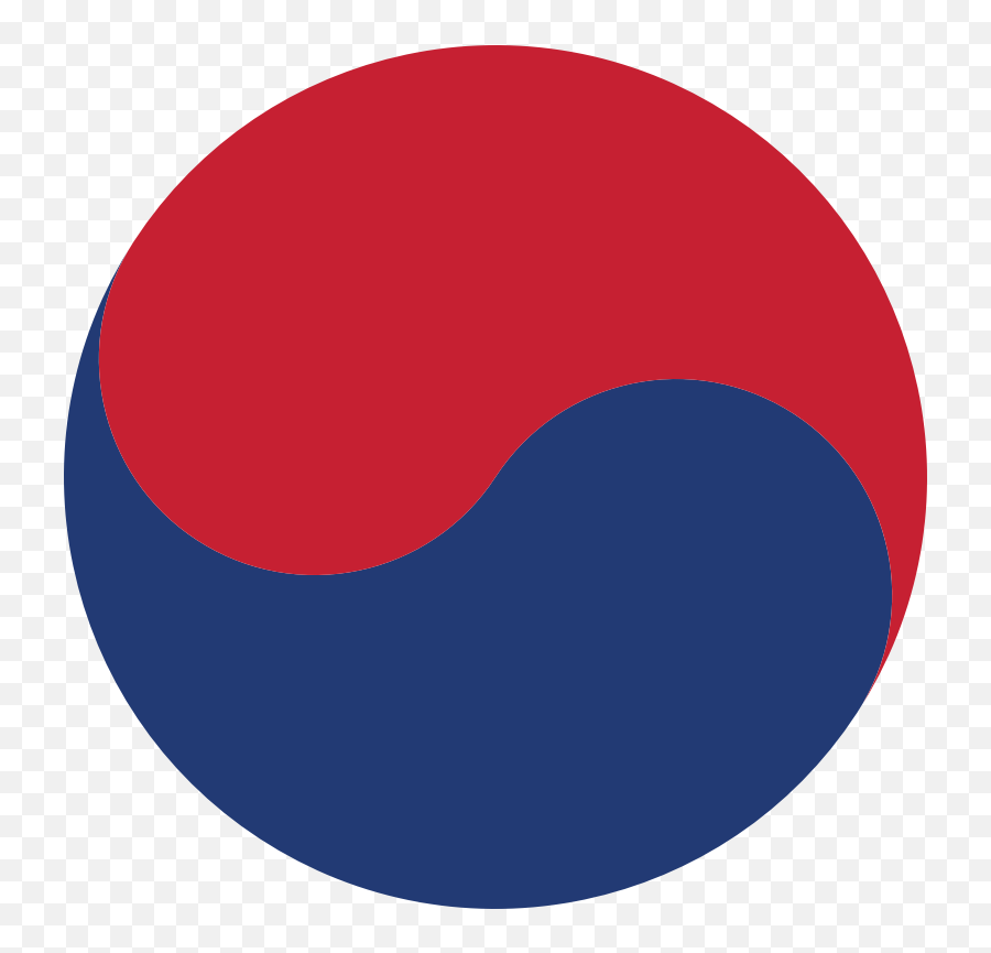 Flag Of South Korea Joseon Korean War - South Korea Yin Yang Emoji,South Korea Flag Emoji