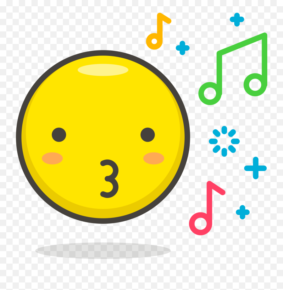 015 - Icon Emoji,Kissing Face Emoji