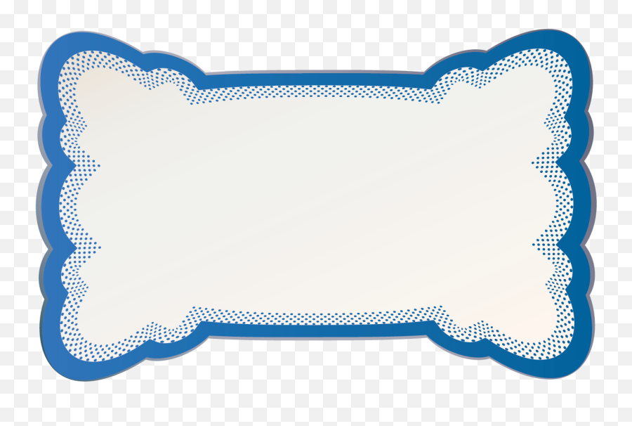 Blue Outline Tray Badge Blue Dot Border - Clip Art Emoji,Blue Dot Emoji