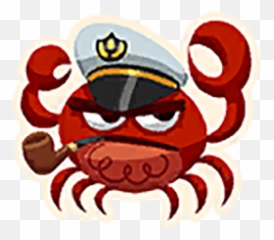 Crabby - Clip Art Emoji,Crab Emoji