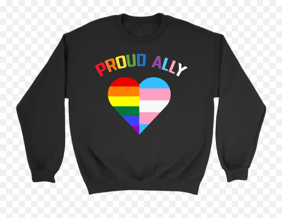 Proud Ally Lgbt Rainbow Heart Pride Month Shirt - Don T Mess With Nancy Sweatshirt Emoji,Gay Pride Flag Emoji