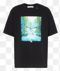 Rare Fashion - Off White Waterfall T Shirt Emoji,Snake Emoji Shirt