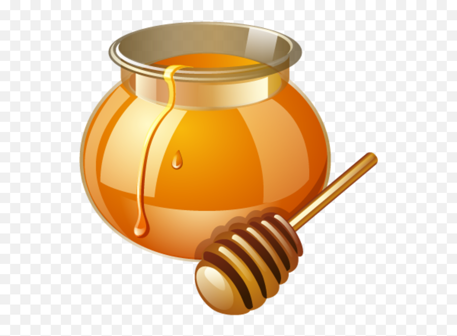Honey Pot Clipart Png - Clipart Honey Emoji,Honey Emoji