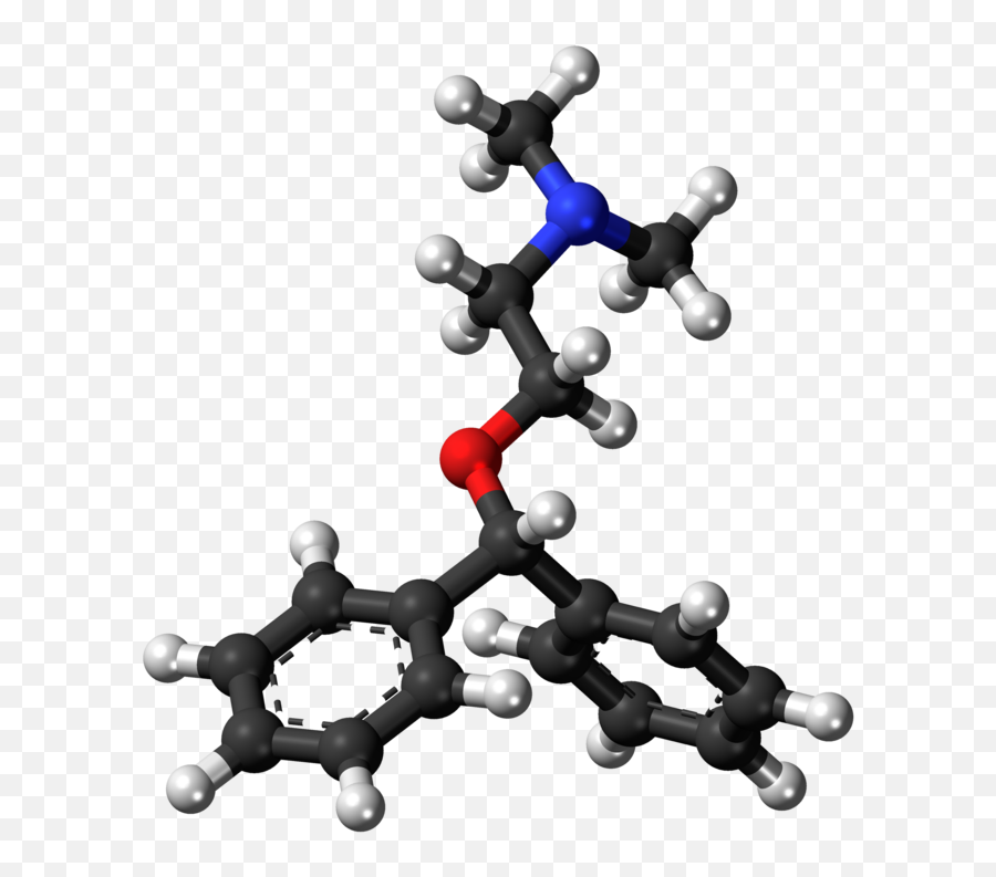 Diphenhydramine 3d Ball - Molecule Emoji,Dumbbell Emoji