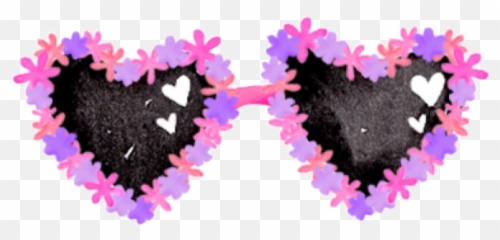 Sunglasses Glasses Snapchat Heart - Butterfly Emoji