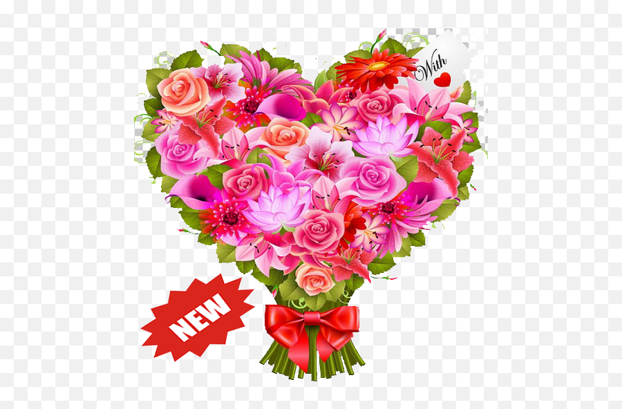 Wastickerapps - Roses U2013 Applications Sur Google Play Valentine Heart Flowers Png Emoji,Bouquet Emoji