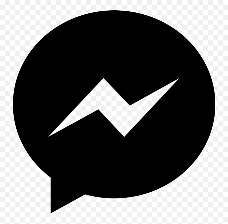 Png Instant Icons Logo Media Messaging - Messenger Icon Png Black Emoji,Emoji For Kik