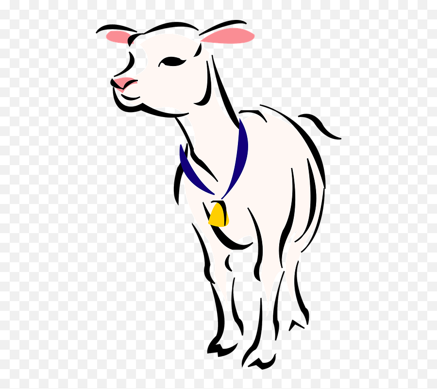 Free Lamb Sheep Illustrations - Sheep With A Bell Emoji,Eye Roll Emoji
