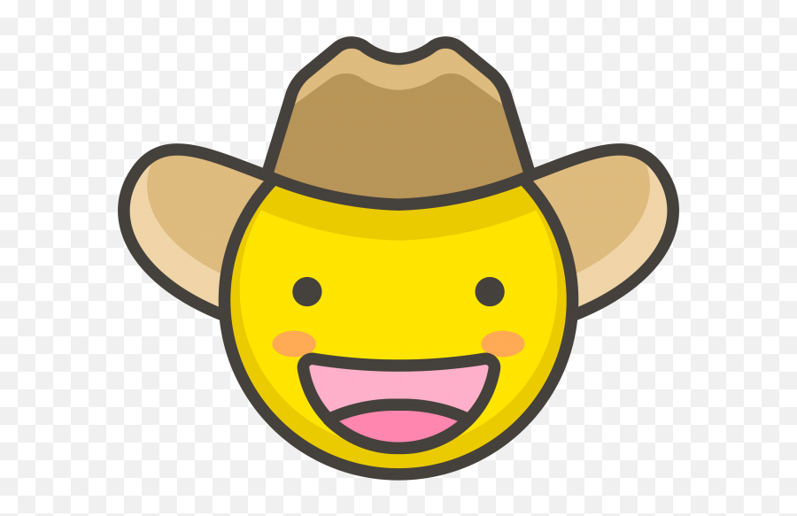 Face Emoji - Cute Facepalm Emoji,Crying Cowboy Emoji