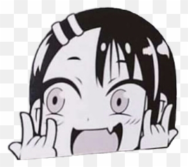 chibi surprise peekaboo kawaii - Cartoon Emoji