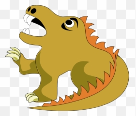 Dragon - Brown Dragon Cartoon Png Emoji,Hugging Emoticon