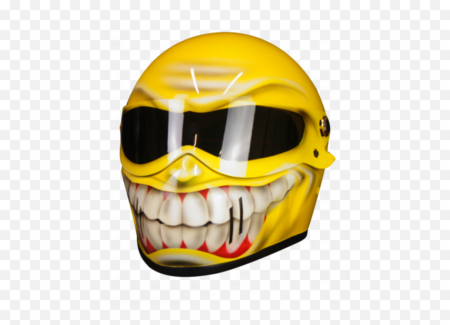 Custom Designed Grinster Smiley Helmet - Skull Emoji,Emoticon Helmet