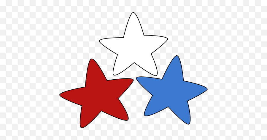 Patriotic Clip Art Borders Free Free Clipart Images 4 - Printable Red White And Blue Stars Emoji,White Star Emoji