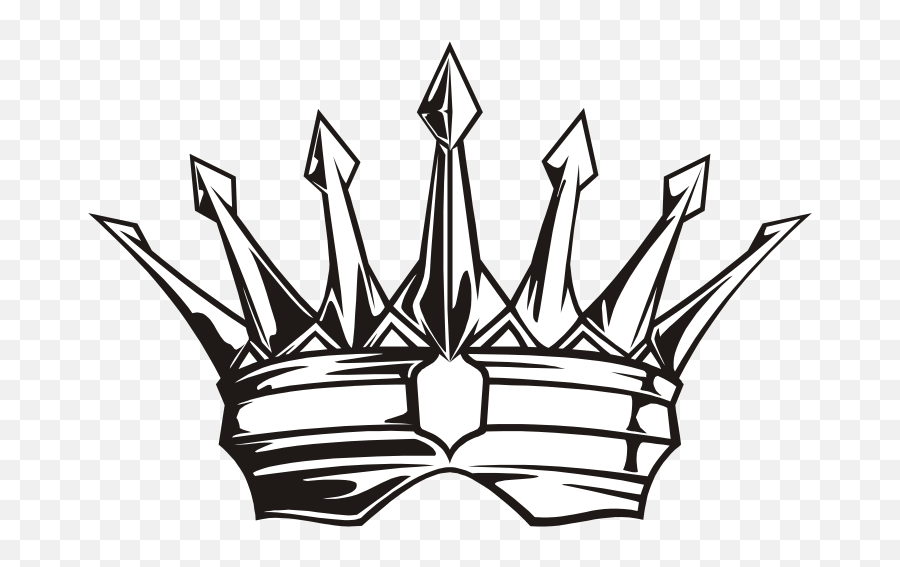 King Crown Black And White Clipart Free - Papillion Lavista Monarch Crown Emoji,Black Crown Emoji