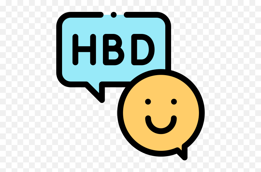 Happy Birthday - Hbd Icon Emoji,Happy Birthday Emoticon