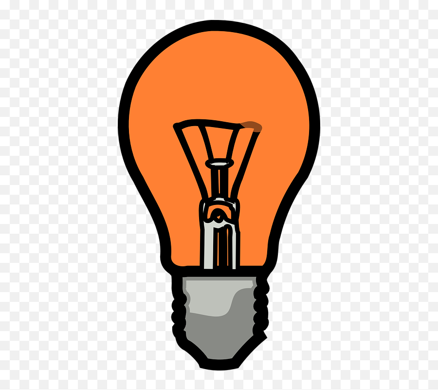 Free Illumination Lamp Vectors - Light Bulb Clip Art Emoji,Squid Emoticon