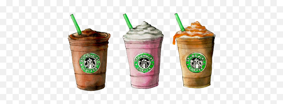 Starbucks Wallpaper - Starbucks Drawing Emoji,Emoji Starbucks