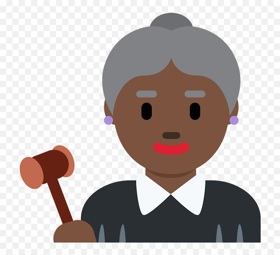 Woman Judge Emoji Clipart Free Download Transparent Png - Judge Flashcard,Mustache Man Emoji