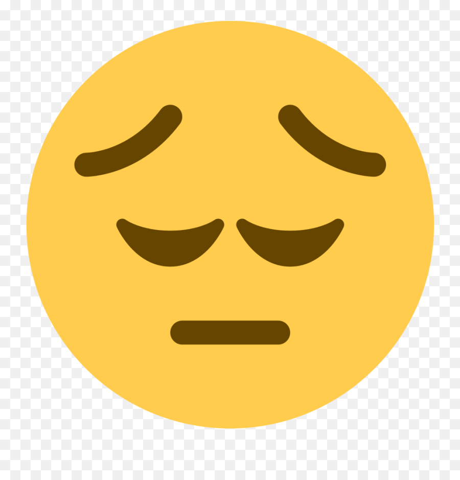 Emoji Smiley Face Smirk - Pensive Emoji Png,Emoji Faces Meaning