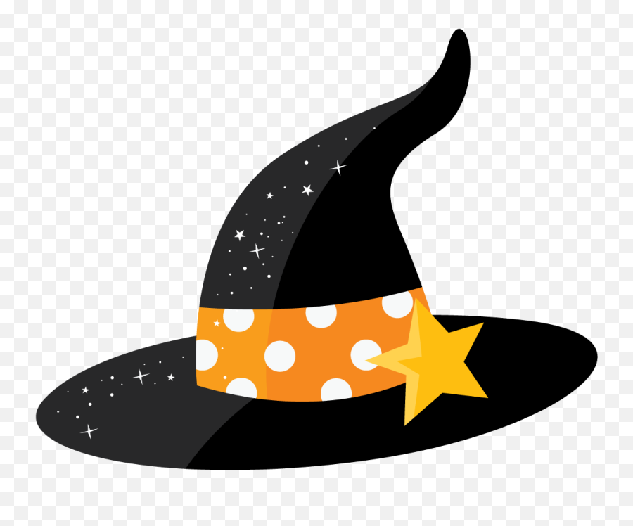 Witches Hat Png - Transparent Background Witches Hat Clipart Emoji,Witch On Broom Emoji