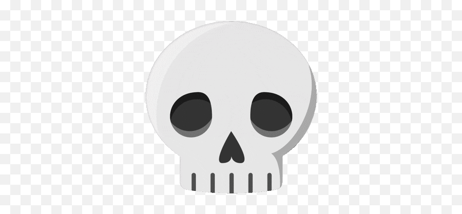 Top Bones Stickers For Android Ios - Transparent Skull Emoji Gif,Skeleton Emoji