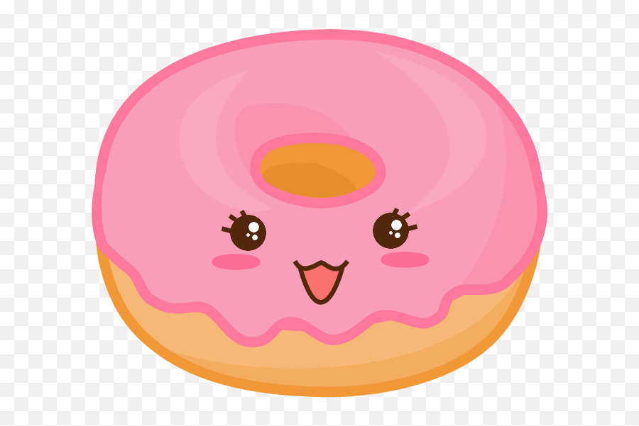Kawaii Transparent Kawaii - Donut Kawaii Png Emoji,Emoticones Kawaii