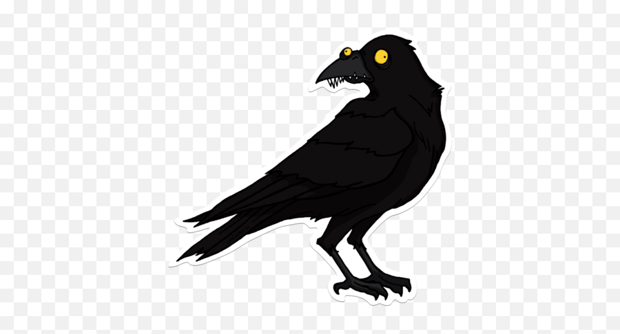 Crow Cartoon Png Picture - Crow Hd Png Cartoon Emoji,Crow Emoji