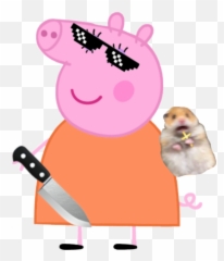 Peppa Peppapig Pig Knife Xxi - Cartoon Emoji,Pig Knife Emoji