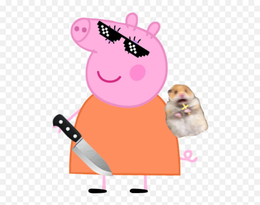 Peppa Peppapig Pig Knife Xxi - Cartoon Emoji,Pig Knife Emoji