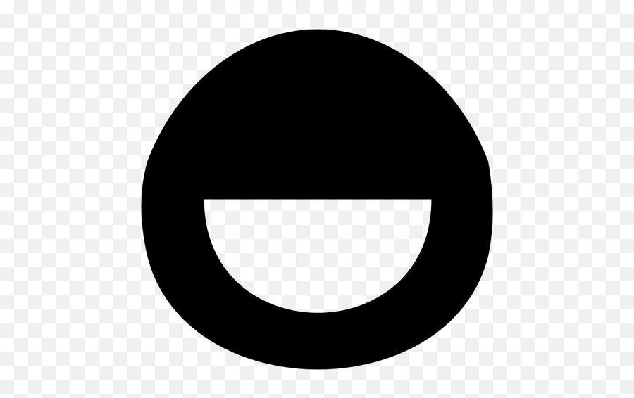 Emoji Silhouette - Vector Nutrition Black And White Circle Symbol,Crying Emoji