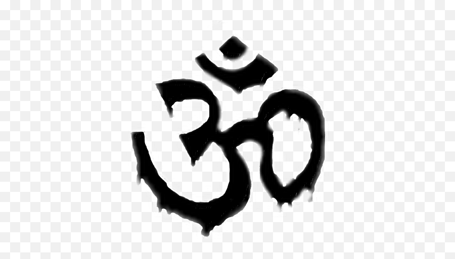 Sticker Om Black - Hindu Religious Symbols Png Emoji,Om Emoji