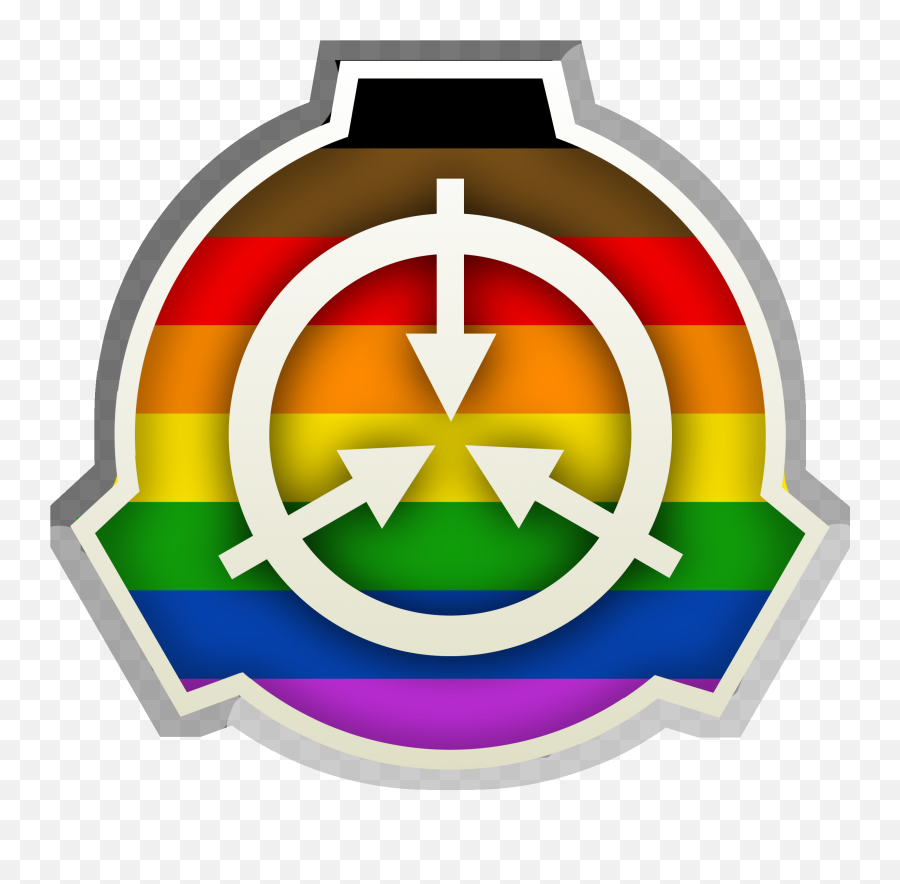 The Scp Symbol - Scp Foundation Emoji,Rainbow Flag Crossed Out Emoji ...