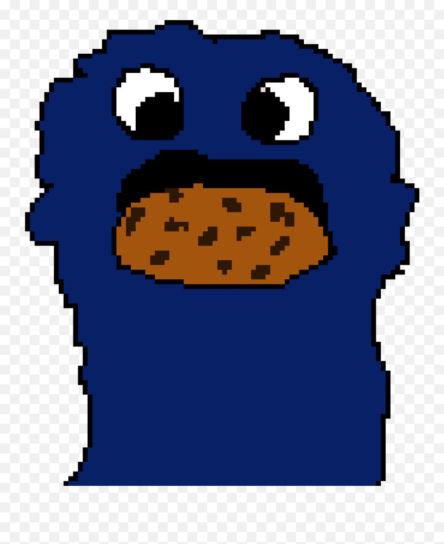 Pixilart - Homonymous Hemianopsia Emoji,Cookie Monster Emoticon